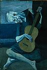 Pablo Picasso Wall Art - The Old Guitarist